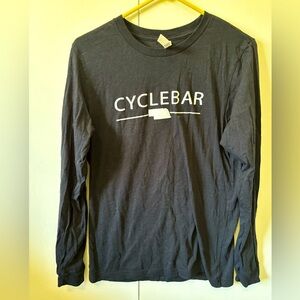 Black super soft cyclebar long sleeve tshirt